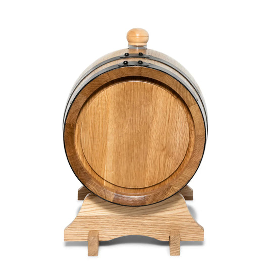 Booze & Barrels American White Oak Ageing Barrel 5 Litre(Gold Metal Tap)