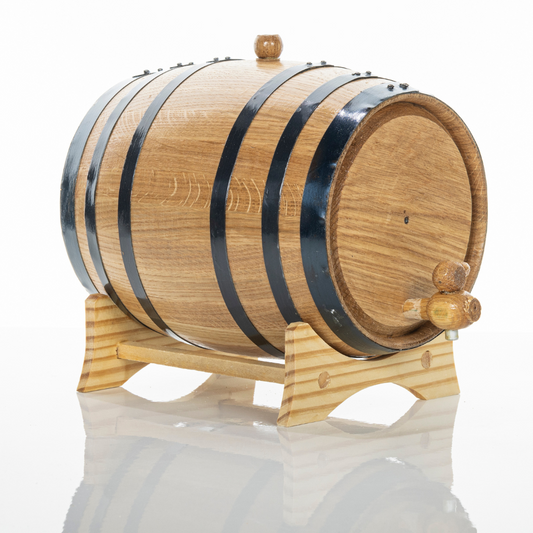 10L American Oak Barrel – Medium Charred for Aging Wine, Port,Whiskey, and Spirits