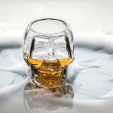 Don Vassie Limited Edition Skull Decanter 750ml with 4 Large Skull Glasses(165ml) and 4 Skull Stones.