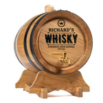Personalised American Oak Barrel "Premium Barrel Aged Design"