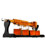 Limited Edition Rifle Gun Decanter 800ml with 4 Bullet  Glasses and elegant wooden display