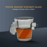 Don Vassie pistol shaped gun decanter 220ml with 4 shot glasses