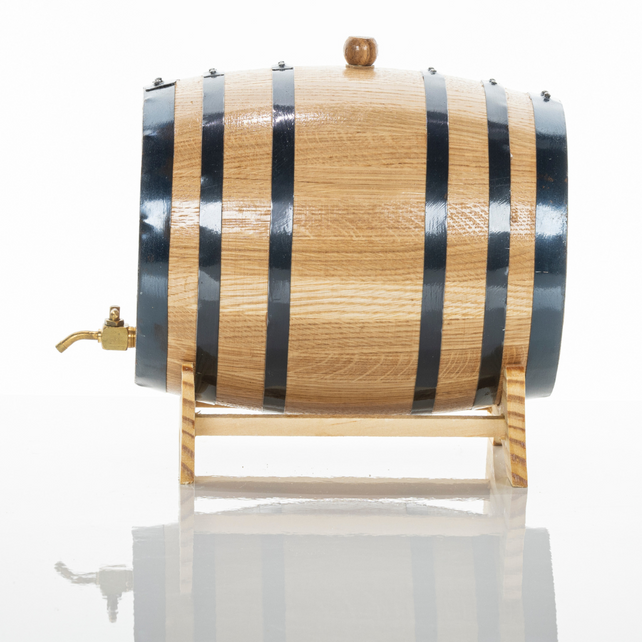 5L American Oak Barrel – Medium Charred for Aging Wine, Whiskey,Port and Spirits