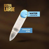 Don Vassie XL 6 PCS Silver Whiskey Bullet Chillers with tong & Box