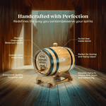 Personalised American Oak Barrel "Groomsman Design"