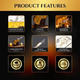 Don Vassie Violin Shaped Decanter 1000ml with Mahogany Base