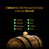 10 Litre Booze & Barrels American White Oak Ageing Barrel