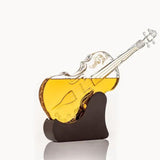 Don Vassie Violin Shaped Decanter 1000ml with Mahogany Base