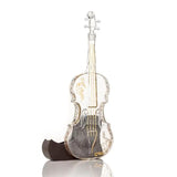Don Vassie Violin Shaped Decanter 1000ml with Mahogany Base