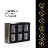 Don Vassie Lead Free Whiskey Glasses Set 6 pk (King's Canyon)