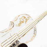 Don Vassie Violin Shaped Decanter 1000ml with Mahogany Base