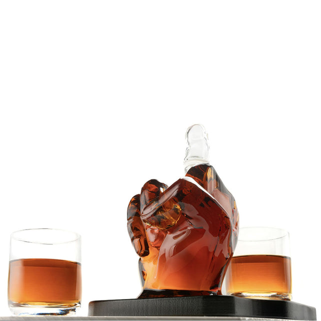 Middle Finger Whiskey/Wine Decanter Set 1000 ml