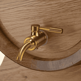 5L Artisan American Oak Barrel with Metal Spigot – Perfect for Crafting Aged Wine,Port  and Whiskey