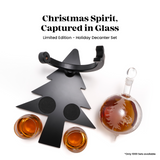 Australia’s First Limited-Edition Christmas Globe Decanter Set with Hand-Blown Reindeer