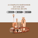 Professional Bartending Kit -Rose  colour Plated