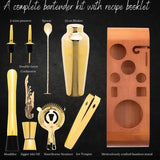 Professional Bartending Kit -Gold colour Plated