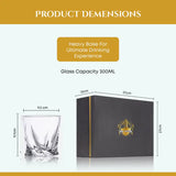 Don Vassie LEAD FREE  WHISKEY GLASS SET 6 PACK (TWISTED CITY)