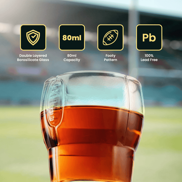 Don Vassie Footy Decanter Set – Sip in Style, Celebrate Every Try!