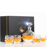 Don Vassie Luxury Whisky Decanter Set with 4 Glasses-JENOLAN CAVES
