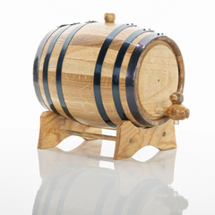 3L American Oak Barrel – Medium Charred for Aging Wine, Whiskey,Port and Spirits