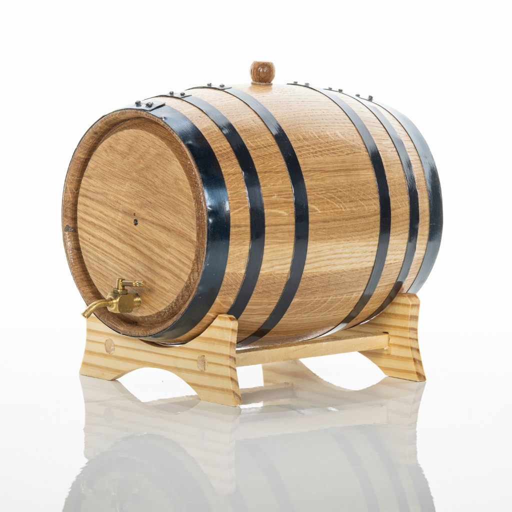 3L American Oak Barrel – Medium Charred for Aging Wine, Whiskey,Port and Spirits