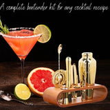 Professional Bartending Kit -Gold colour Plated
