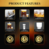 Don Vassie Sailboat Decanter with Mahogany Wooden Stand and 2 Glasses