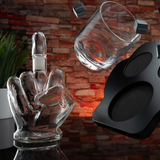 Don Vassie Middle Finger Whiskey/Wine Decanter Set 1000 ml