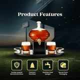 Don Vassie Footy Decanter Set – Sip in Style, Celebrate Every Try!