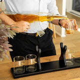 Customizable Limited Edition Rifle Gun Whiskey Decanter Set with Personalised Engraving
