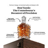 Don Vassie Luxury Whisky Decanter Set with 4 Glasses-DAINTREE RAINFOREST
