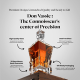 DON VASSIE LUXURY WHISKY DECANTER SET WITH 4 GLASSES-MOUNT KOSCIUSZKO