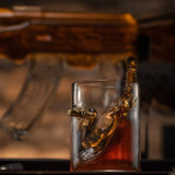 Customizable Limited Edition Rifle Gun Whiskey Decanter Set with Personalised Engraving