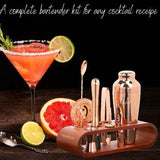 Professional Bartending Kit -Rose  colour Plated
