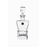 DON VASSIE LUXURY WHISKY DECANTER SET WITH 4 GLASSES-MOUNT KOSCIUSZKO