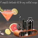 Professional Bartending Kit -Gun Metal Black Plated