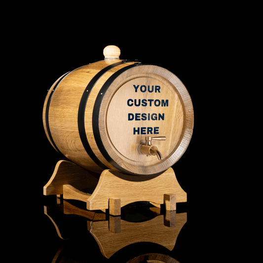 Handcrafted American Oak Barrel -BUILD YOUR OWN CUSTOM DESIGN