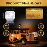 Custom Engraved Limited Edition Don Vassie Carriage Whisky Decanter 750ml with 2-10 oz Glasses