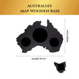Don Vassie's Limited Edition Whiskey Globe Decanter Set Australia Map- Exclusive Decanter and Whisky Set in Australia