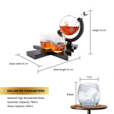 Australia’s First Limited-Edition Christmas Globe Decanter Set with Hand-Blown Reindeer