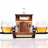 Custom Engraved Limited Edition Don Vassie Carriage Whisky Decanter 750ml with 2-10 oz Glasses