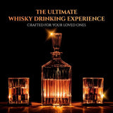 Don Vassie Luxury Whiskey Decanter Set with 4 Glasses-KAKADU