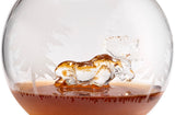 Australia’s First Limited-Edition Christmas Globe Decanter Set with Hand-Blown Reindeer