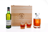Glenfiddich Personalised Whisky Decanter Gift Set with Engraved Wooden Box