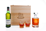 Glenfiddich Personalised Whisky Decanter Gift Set with Engraved Wooden Box