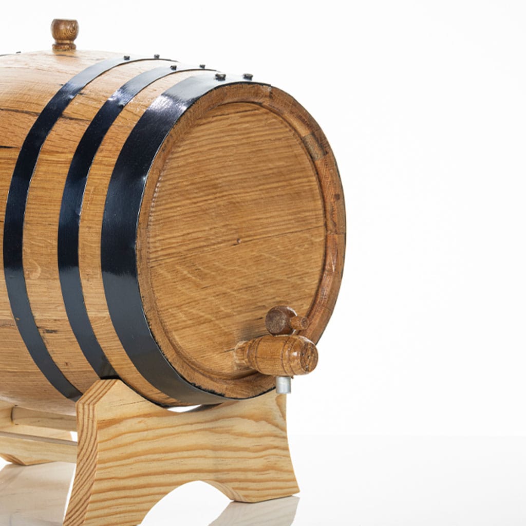 10L American Oak Barrel – Medium Charred for Aging Wine, Port,Whiskey, and Spirits