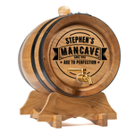 Personalised American Oak Barrel "Man Cave"