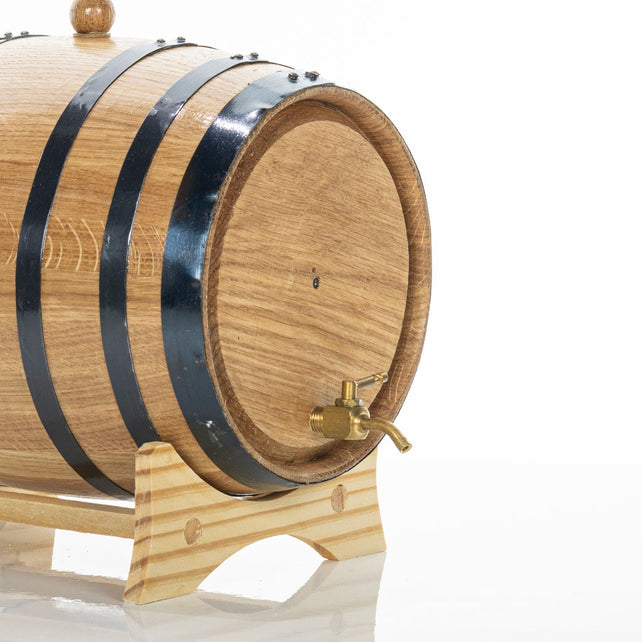 10L American Oak Barrel – Medium Charred for Aging Wine, Port,Whiskey, and Spirits